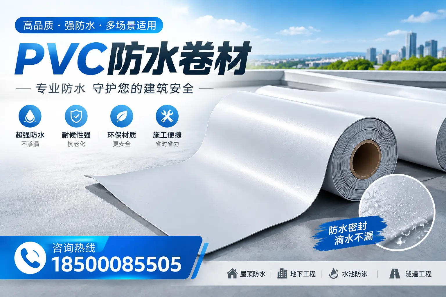PVC防水卷材的市场竞争分析,昌吉品牌选择参考